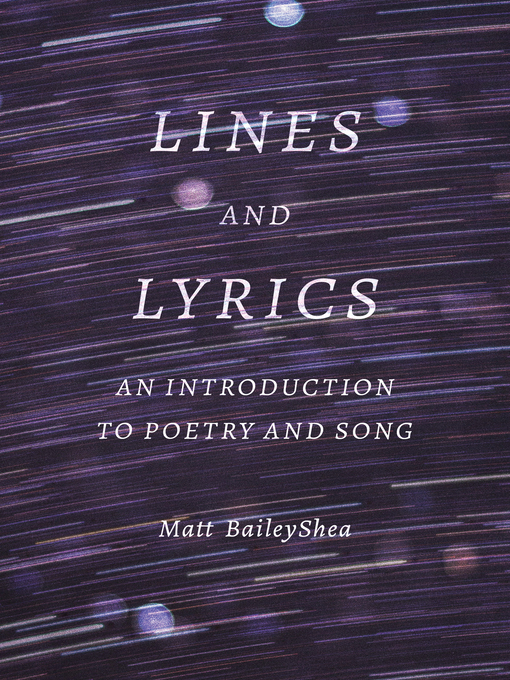 Title details for Lines and Lyrics by Matt BaileyShea - Available